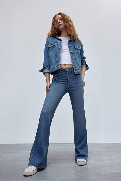 DeFacto Pantaloni de jeans cu talie înaltă Mia D6640AX25SP
