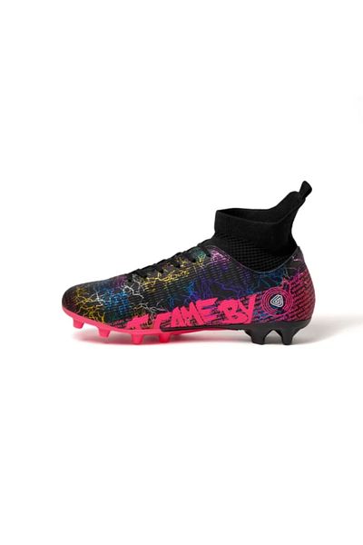 Playup Mk-242-136 Men's Cleat Shoes - Black Pink