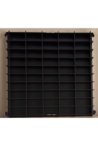 HOT WHEELS 50 Araç Kapasiteli Kapaklı Stand ''Siyah''