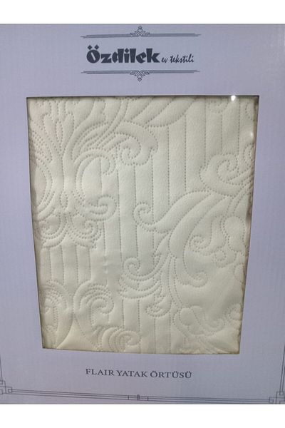 Özdilek Двойно кадифено покривало за легло Flair 230X250 см, цвят кост