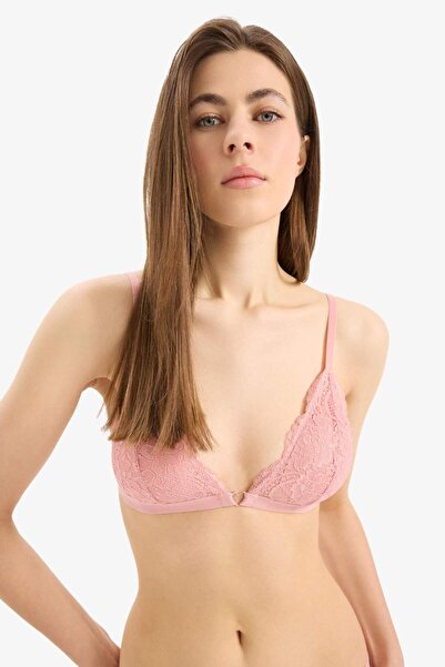 DeFacto Fall in Love Dantel Detaylı Çıkarılabilir Pedli Bra D8162AX25SP