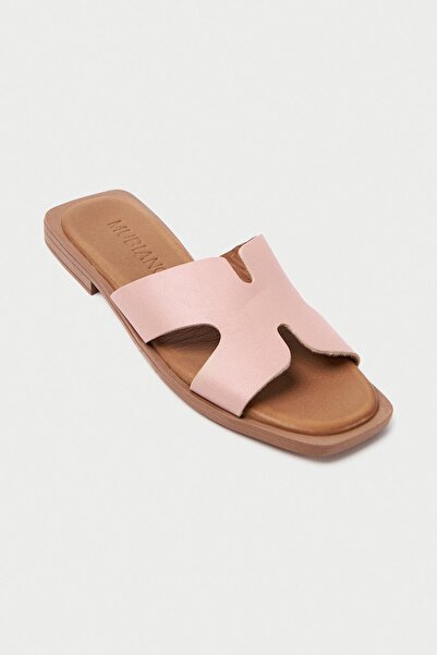 Mubiano Papuci plati pentru femei MBGVN656N din piele naturala