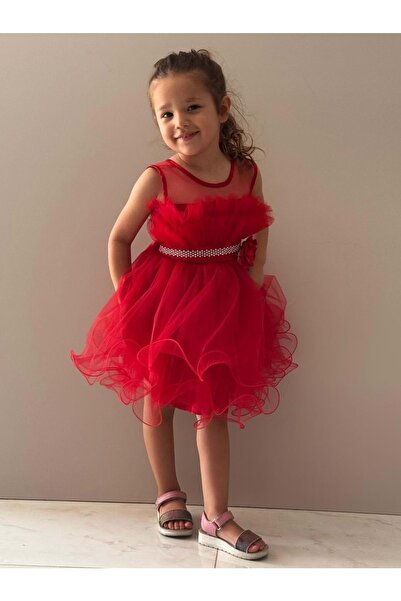 s.t. sebat tekstil Rochie pentru fete din organza tutu cu accesorii SB285