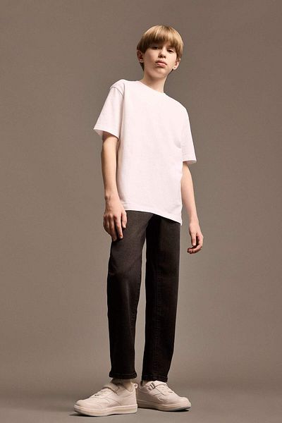DeFacto Pantaloni de jeans cu croială dreaptă pentru băiat C7230A825SM