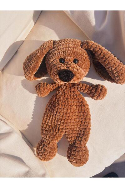 Sustaina Craft El Yapımı Peluş Köpek Oyuncak – Yumuşak Amigurumi Köpek Figürü, Bebek ve Çocuklar için Oyuncak