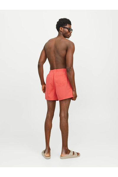 Jack & Jones Jack&Jones 12225961   - Pantaloni scurți de baie pentru bărbați portocalii, model Ly Sn solid