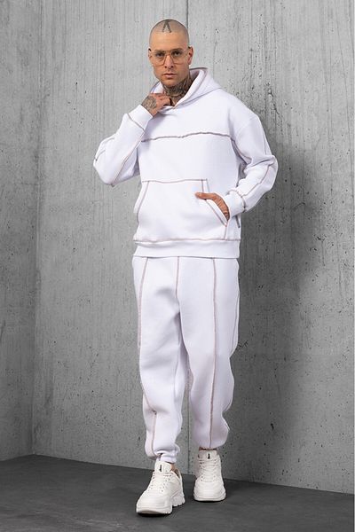 Plus Eighteen Men's Sweatpants - Reverse Stitching Us3998By