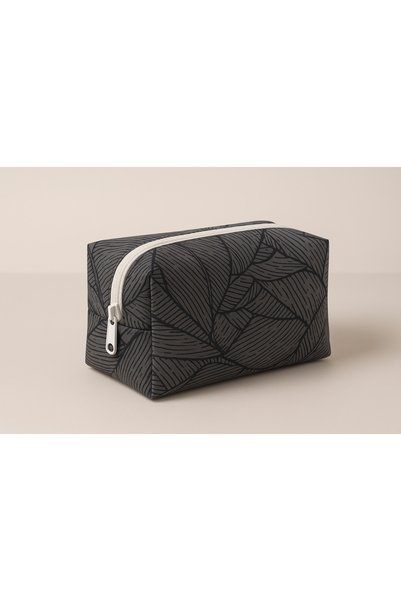 YILDIZ DİJİTAL HOME Gray Makeup Bag 18 cm Pencil Case Cosmetic Organizer Bag– Star Home’S