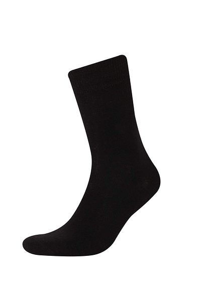 DeFacto Men's 5-Piece Cotton Long Socks D9658Axns