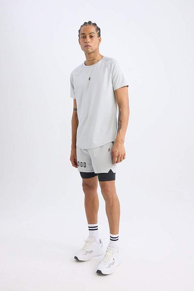 DeFacto DeFactoFit Slim Fit Αθλητικό υφαντό σορτς με λεπτή εφαρμογή Z2147AZ25SP