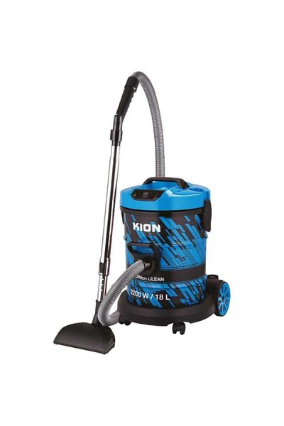 Kion Kyun Barrel Vacuum Cleaner 2200 Watt - 18 Liters - Blue and Black - DVC621