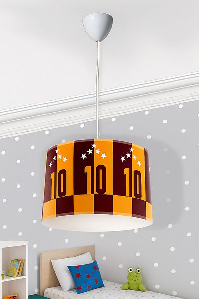 Bebişim Halı Fan Yellow Red Children's Room Pendant Chandelier