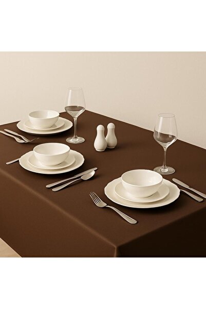 kzydesign Su itici ve leke tutmayan saten masa örtüsü