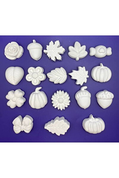 evim atölye 18Pcs (3D) XXL Mixed Figure & Flowers Stone Painting Figure Child Development Activity Stone Painting Kit
