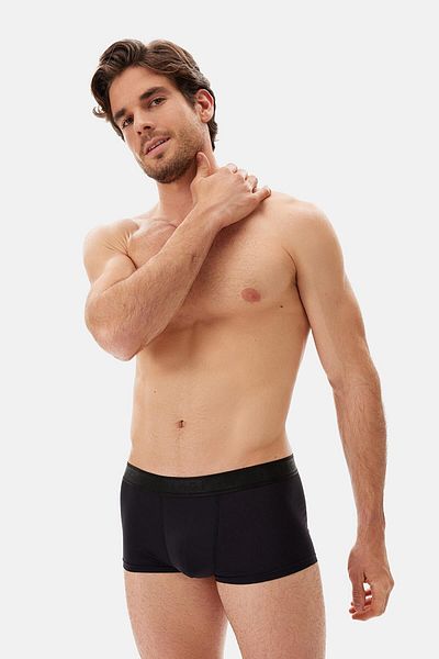 Dagi Black Basic Cotton Boxer