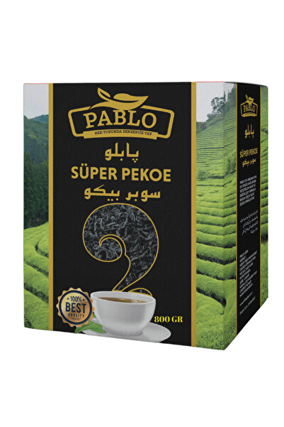 Pablo Super Pekoe Ithal Seylan Sri Lanka Ceylon Kaçak Siyah 800gr
