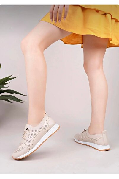 HT FREEDOM حذاء رياضي نسائي ناعم للاستخدام اليومي من الجلد مع نعل لتقويم العظام