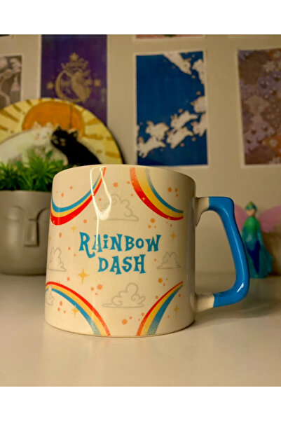 westartic My Little Pony - Rainbow Dash Baskılı Tasarım Kupa Bardak Çay Kahve Fincanı a