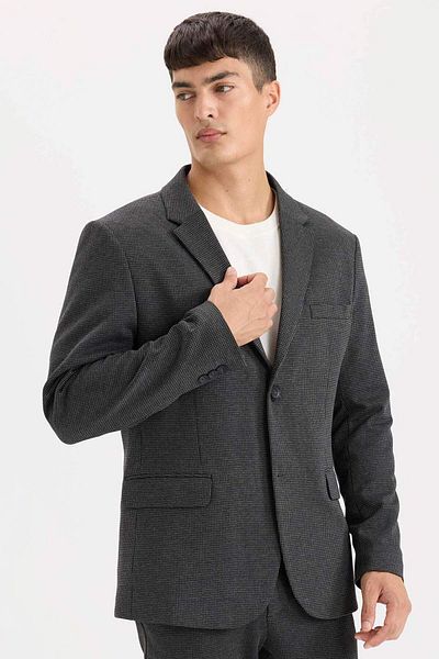 DeFacto Slim Fit Slim Fit Jacket Lapel Button Blazer Jacket D6074Ax24Au