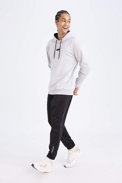 DeFacto Pantaloni de sport DeFactoFit Sportsman Jogger Fit standard Basic Solid cu buzunar Talie elastică D3742AX24WN