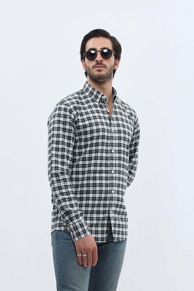 SHIRTSPRO shirtpro oxford regular fit long sleeve button down collar shirt in pine grove color
