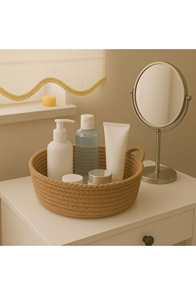 ÖRGÜM Coș Decorativ Organizator Multifuncțional Organizator de cameră 20x5 cm