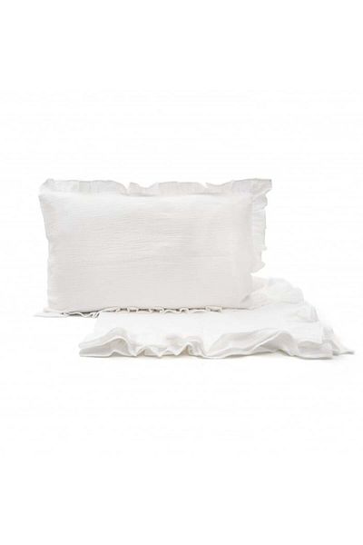 OEM Premium Muslin Bedding for Crib, with Ruffle