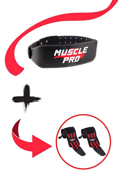 MUSCLE PRO حزام الوزن وسوار ملفوف