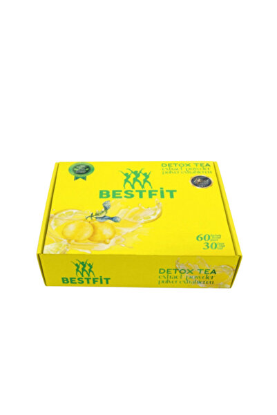 BESTFİT DETOX Çayı Limon 60 Adet 1 Aylık Kullanım-bestfit Detox Tea