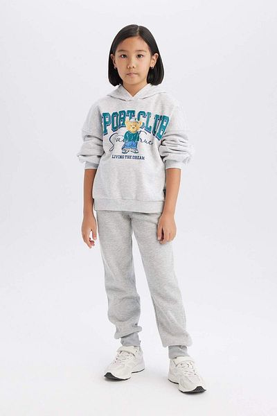 DeFacto Pantaloni de sport de bază pentru fete D7009A824WN
