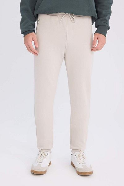 DeFacto Pantaloni de sport Jogger Slim Fit, cu talie subțire, cu șireturi, picior elastic, cu buzunare cu fermoar A4387AX24AU