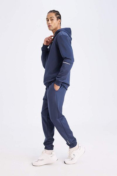 DeFacto DeFactoFit - Pantaloni de sport Jogger pentru atlet, cu potrivire standard, buzunare drepte și picior elastic în talie D3742AX24WN