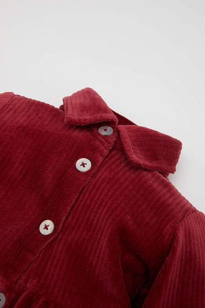 DeFacto Rochie din velur cu mâneci lungi pentru fetiță D5592A524WN