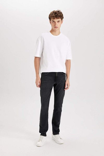 DeFacto Pedro Slim Fit Pantaloni slim-fit cu talie obișnuită C5742AX24AU