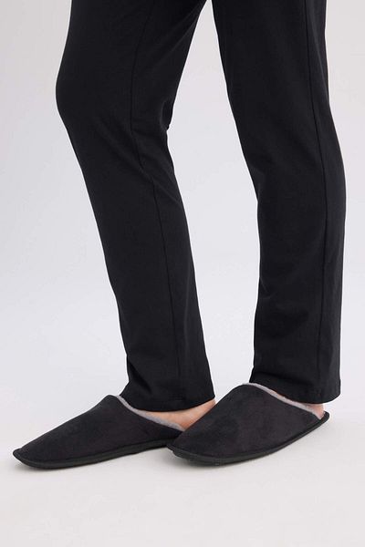 DeFacto Men's Flat Sole House Slippers D4777Ax24Wn