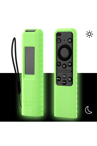 SIKAI CASE Luminous Green Silicone Case for Samsung 2023SolarCell TM2360E BN59-01432J BN59-01432A Remote Cover