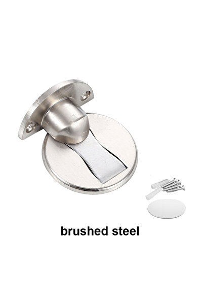 Choice سدادة باب مغناطيسية فضية من TFAAI مثبتة على الأرض غير مرئية، سدادة باب...