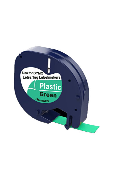 Choice1 Black on Green 1PK Compatible Dymo LetraTag White Label Tape 91221 91...