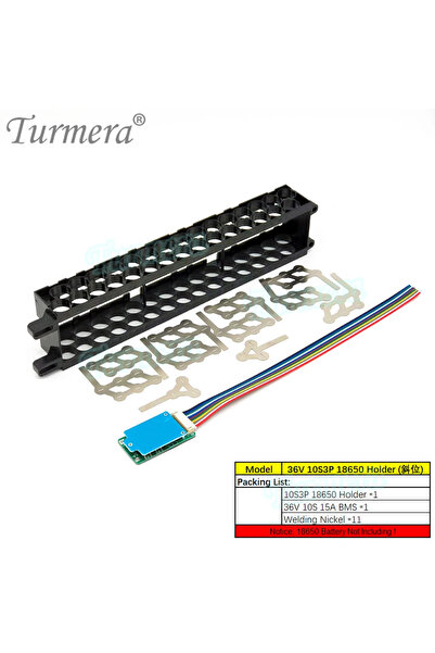 Choice حامل BMS Nie CW Turmera 36V 42V 10S3P 18650 حامل البطارية مع لحام الني...