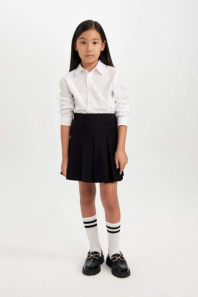 DeFacto Fusta din Gabardina pentru Fata - D6041A824WN