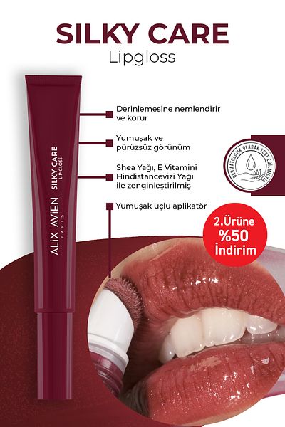 Alix Avien Effective Lip Gloss - Silky Care Lipgloss 310 Cherry Mauve