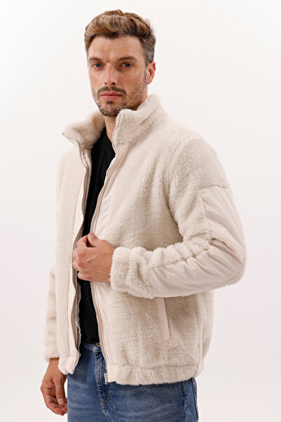 freemen Чоловічий Екру Плюшевий Вітрозахисний Welsoft Подвійний Зимовий Пальто