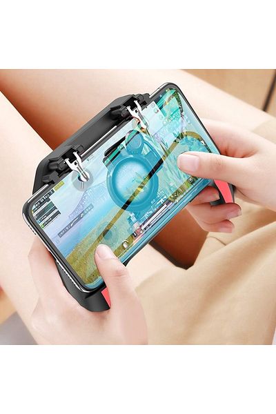 BUGHY'S Gamepad premium pentru smartphone, ventilator dublu, baterie externă, design ergonomic,