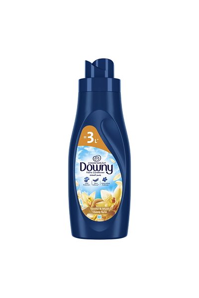 downy منعم أقمشة مركز برائحة الفانيليا والمسك، 1 لتر، نعومة فاخرة ورائحة تدوم طويلاً