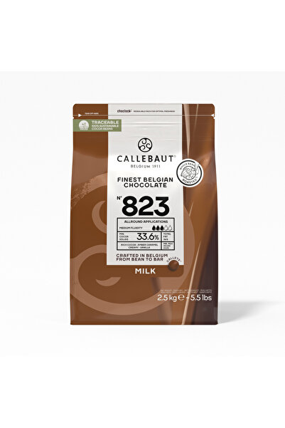 Callebaut 823 Sütlü Kuvertür Drop Çikolata 2.5 Kg
