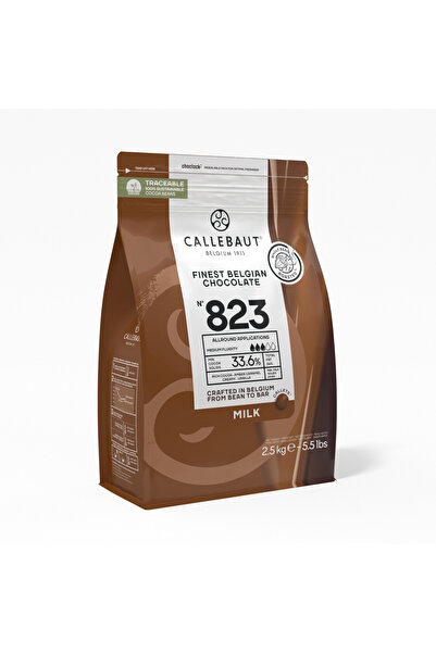 Callebaut 823 Sütlü Kuvertür Drop Çikolata 2.5 Kg