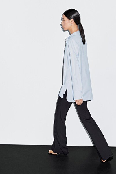 Massimo Dutti Hakim yaka ve önlüklü gömlek