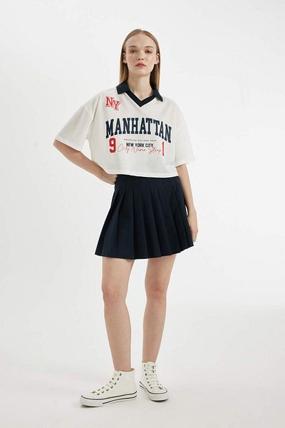 DeFacto Tricou cu mânecă scurtă cu imprimeu oversize Coool D4726AX24HS