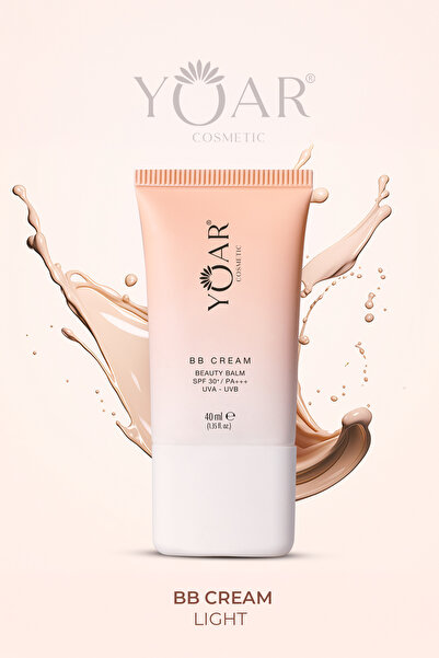 Yoar Cosmetic Bb Cream Beauty Balm 30 Spf /pa Uva Uvb hafif Yapılı 40ml Formü...