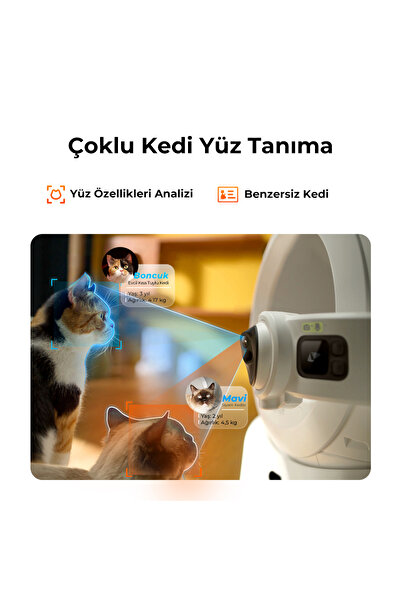 Petkit Purobot Ultra Akıllı Kedi Tuvaleti Beyaz (Resmi Distribütör Garantili)